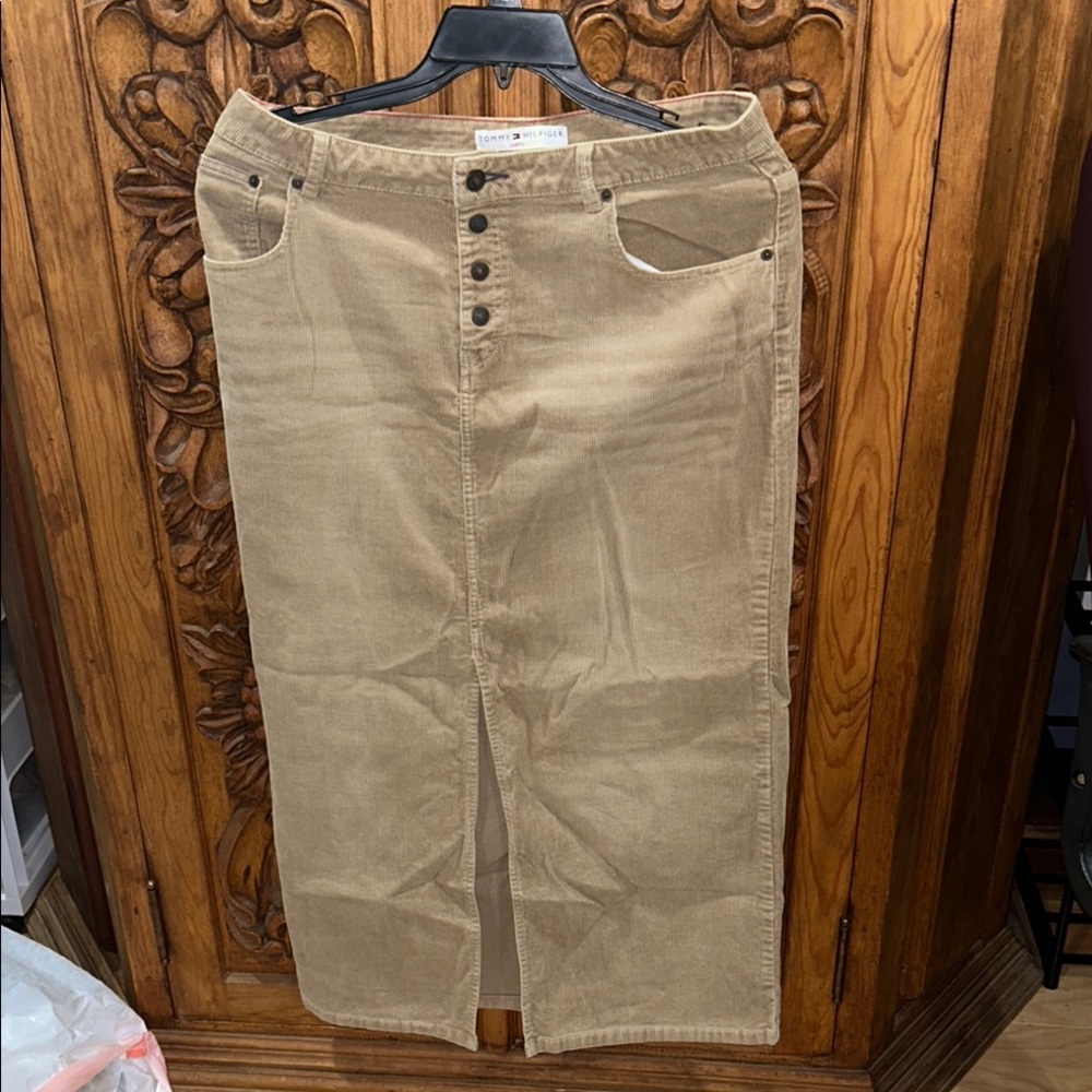 vintage Tommy Hilfiger size 12 corduroy skirt